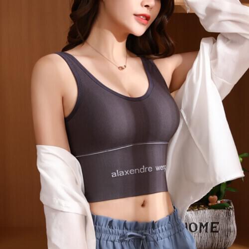 Korean Hyun A Same Yoga Sport Bra Racerback Crop Tank Top AW Sleeveless Shockproof Underwear One Size for Women Health99
