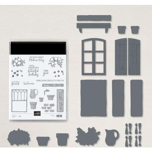 Window Metal Cutting Dies and Stamps Stencils for Card Making Decorative Embossing Suit Paper Cards Stamp DIY