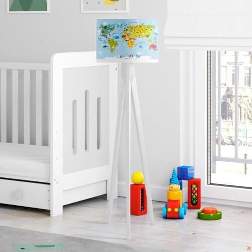 Fabric Cover Kids Room Floor Lamp Floor Lamp Floor Lamp Child Night Light E27