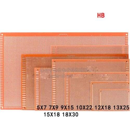 PCB board 5*7 7*9 9*15 10*22 12*18 13*25 15*18 18*30 Universal Breadboard 7pcs