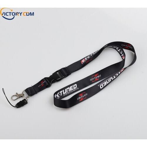 Car Styling Lanyard Keychain Mobile Phone ID Card Neck Hanging Strap Cloth Keyring