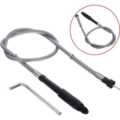 Extension Cord Flex Shaft Electric Grinder Drill Extension Rod Flex Shaft With M8 Keyless Chuck L-key 105cm Power Tool Accessory