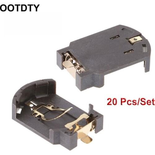 20pcs Plastic Housing CR2032 SMD Button Cell Battery Socket Holder Socket Case