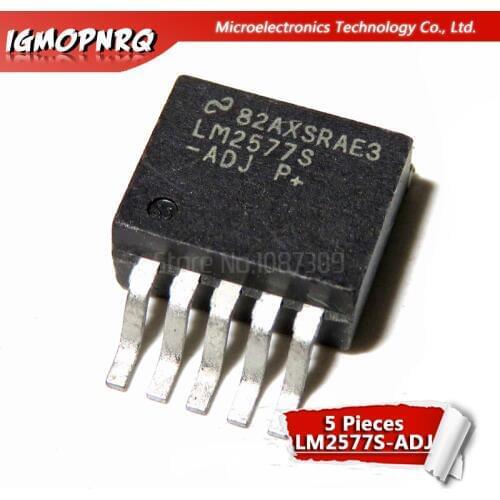 5pcs LM2577S-ADJ LM2577 2577 TO-263-6 Step Up (Boost) Voltage Regulator New