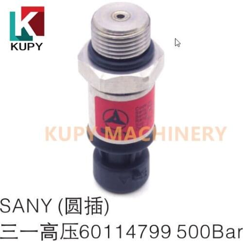 60114799 Pressure Sensor 500BAR for Sany Excavator SY210C-8 SY215-8