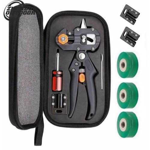 9pcs/set Outdoor Multi-Function Prune Grafting Machine Fruit Tree Graft Knife Seedlings Grafting Scissors With Blade