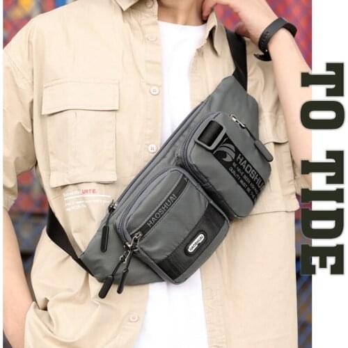 Nylon Waist Bags For Men 2020 New Arrivals Fanny Pack Brand Casual Mans Waist Pack Belt Bags Banana Bum Pocket Chest Pack Male