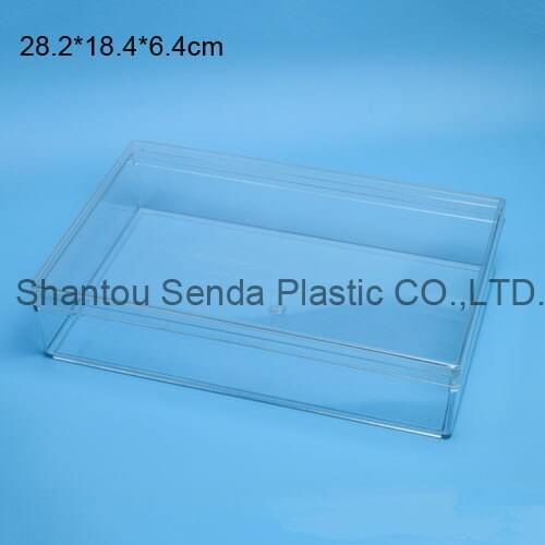 Free shipping 2pcs/lot transparent plastic box,rectangle Storage box,new product clear box supplier