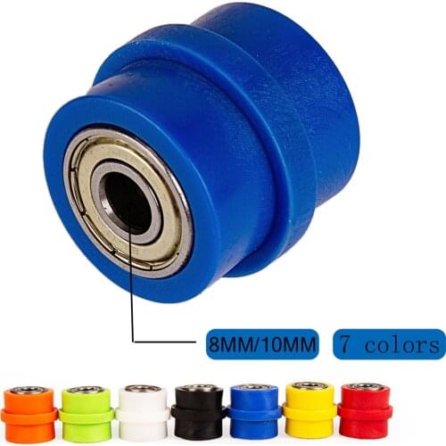 Chain Roller Tensioner Bike Pulley Wheel Slider Guide For Street Enduro Motorcycle Motocross ATV CRF CR XR YZ WR 8mm 10mm