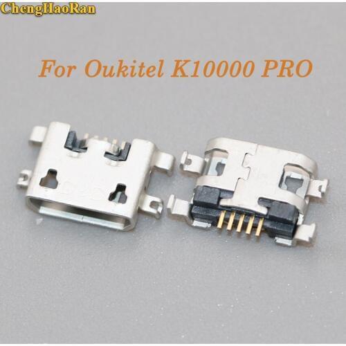 ChengHaoRan micro mini USB jack For Oukitel K10000 PRO socket connector Charging Port dock plug Charge Cellphone replacement