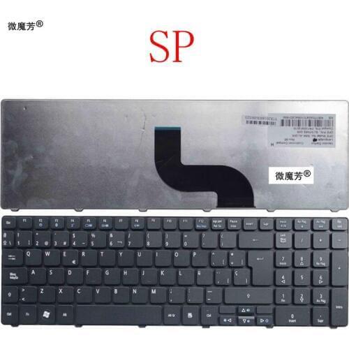 Spanish Keyboard For Acer Aspire 5733 5733Z 5250 5340 5349 5360 5750 5750G 5750ZG 5800 5810 5741Z 5742 Black SP Teclado Keyboard