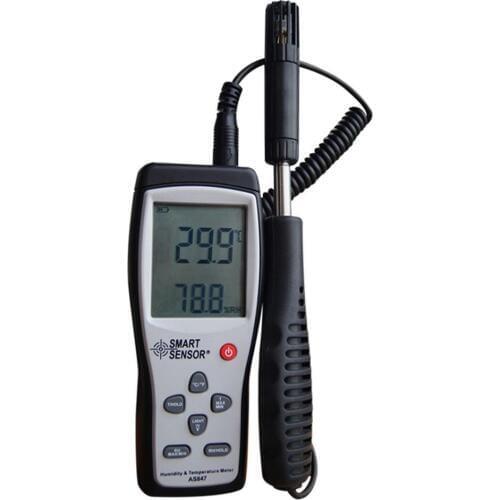 Temperature Humidity Gauge Meter 2 in1 K Type Thermocouple