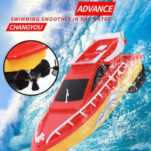 Hot sale Mini Boat Remote Control Speed RC Boat Submarine Ship Outdoor Kid Water Play Toy Educational Learning Study Toy Gift#37