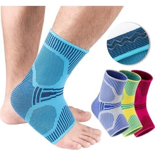 1PC Ankle Brace Compression Support Sleeve Elastic Breathable for Injury Recovery Joint Pain Foot Men Women Sport Fitness Sock