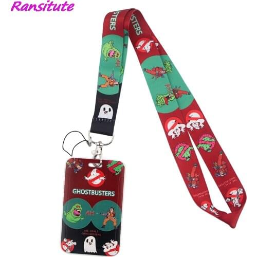 Ransitute R1765 Cool Ghost Bank Credit Card Holder Wallet Bus ID Name Work Card Holder For Student Card Cover Business Card