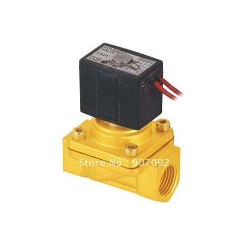 Free Shipping 1/2'' SMC Equivalent VX 2/2 Way Brass Solenoid Valve VX2120-15 5pcs