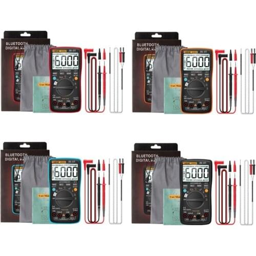 P82C AN9002 True RMS Digital Professional 6000 Counts Bluetooth Multimetro AC/DC Current Voltage Tester Auto-Ranging Multimeter