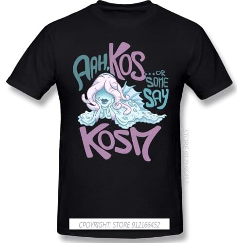 Kos Or Some Say Kosm T Shirt Men Clothes Hot Sale Bloodborne ARPG Games Tees Shirt 100% Cotton Crew Neck Casual T-Shirts