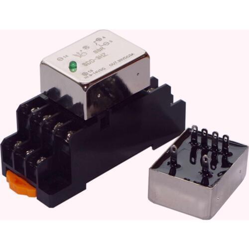 Normally Open Switch 3A DC Socket Solid State Relay SDD-3HZ SSR With LED Indicator Light Suitable For Track Installation