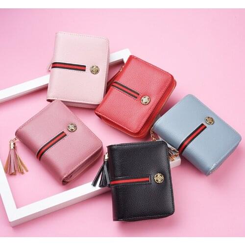 2019 New Style Short Wallet Card Package Multi-card Photo Position Banknote Clip Card Position ID Card Holder Card Wallet