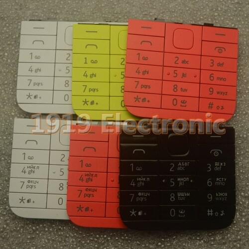 New Main Menu English Or Russian Keypad Keyboard Buttons Cover Case For Nokia Asha 225 N225