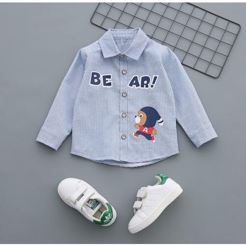 Autumn Shirts Baby Boys GIRLS Long Sleeve Children Cartoon Car Print Shirts Kids Tops Tees Shirts Casual Blouse 1 2 3 4 5 YEARS