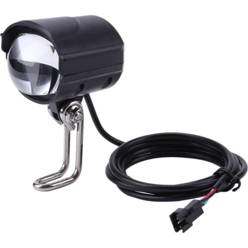 E-Bike Headlight Electric Bike LED Front Light E-Scooter Bicycle Motorcycle 2 in 1 Waterproof Horn Headlight 36V-60V