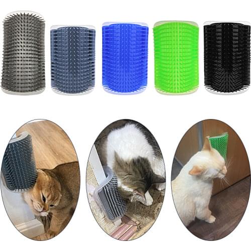 Cats Brush Corner Cat Massage Self Groomer Comb Brush Cat Rubs the Face with a Tickling Comb Cat Product Dropshipping