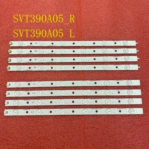 8pcs LED Backlight Strip for Toshiba 39L4353D 39L2333D 39P2300D 39l2300D 39L4353RB SVT390A05 R L TL400FSB1 40L2400D SVT390A12
