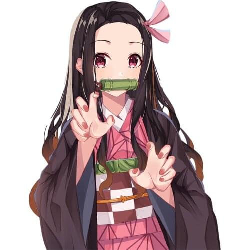 Three Ratels Japanese anime kitchens wall sticker Car Stickers Anime Vinyl Stickers Decorative Waifu Cartoon