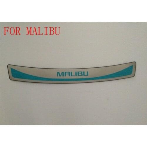 REAR BUMPER PROTECTOR STEP PANEL BOOT COVER SILL PLATE TRUNK TRIM ACCESSORIES FIT FOR CHEVROLET MALIBU 2012- 2017