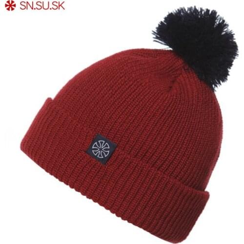 SN.SU.SK Winter Ski Hat Female Beanies Skullies Gorros Hombre Snowboard Cap Warm Woolen Caps For Men Women Hats