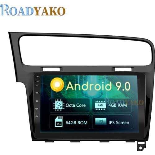 10.1'' Android Auto Car Radio Navigation GPS For Volkswagen Golf 7 2013-2019 Stereo Car Frame магнитола player Autoradio 2 Din