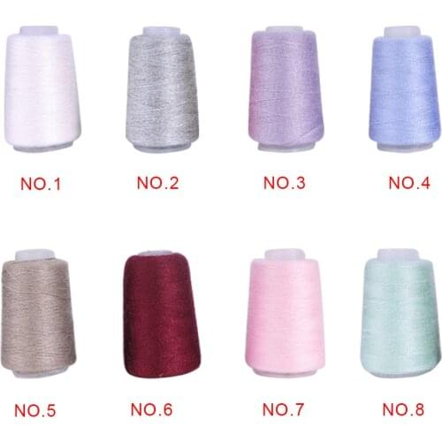 10pcs 20g/roll Knitting Scarf Yarn Soft Thin Plush Hand Crochet Thread Sewing DIY Winter Shawl Yarn