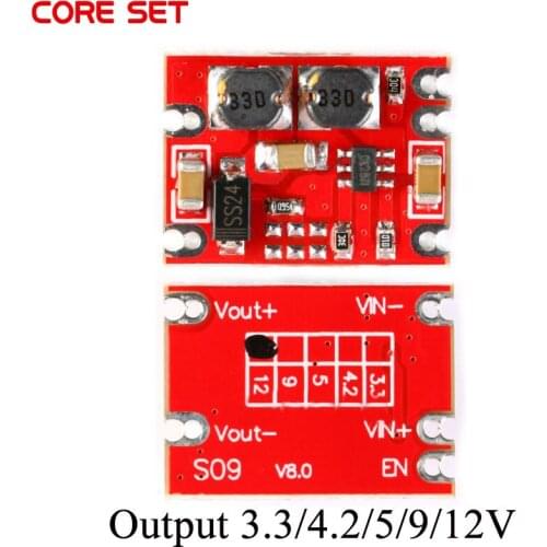 2Pcs DC-DC Auto Boost Buck Converter Module DC 3-15V to DC 3.3V 5V 9V 12V Step Up Down Voltage Regulator Power Inverter Supply