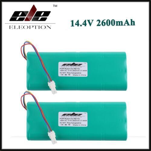 2x 2600mAh 14.4V Ni-MH Battery For SAMSUNG VC-RE70V, DJ96-0083C, SR9630, VC-RA50VB, VC-RA52V, VC-RA84V, VC-RE72V, VC-RL50V
