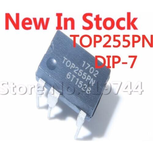 5PCS/LOT TOP255PN TOP255P TOP255 DIP-7 offline switch integrated IC chip In Stock NEW original IC