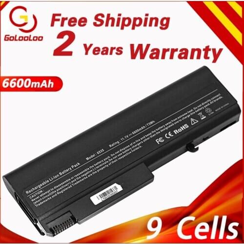 Golooloo 6600mAh Laptop Battery for HP EliteBook 6930p 8440p 8440w ProBook 6440b 6445b 6450b 6540b 6545b 6550b 6555b 6535b