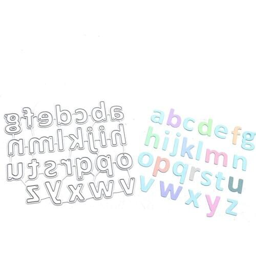 Julyarts Alphabet Die Cuts for Card Making Word Dies Decor Greeting Card Metal Cutting Dies Stencil DIY Scrapbook