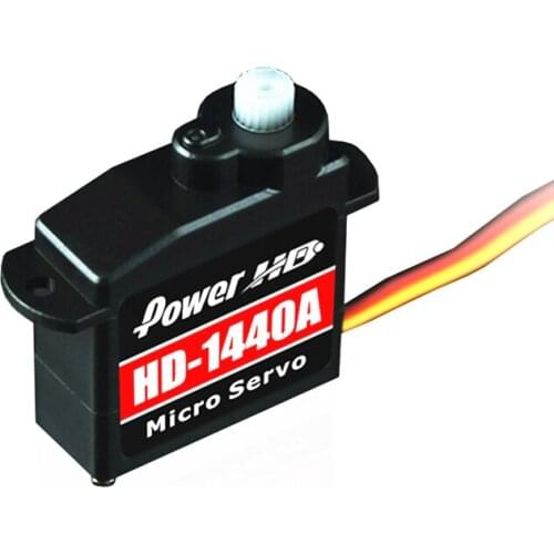 Power HD ANALOG servo steering gear HD-1440A 0.8KG 4.4g Micro RC Servo for RC fixed wing Helicopter compatible for Futaba/jr