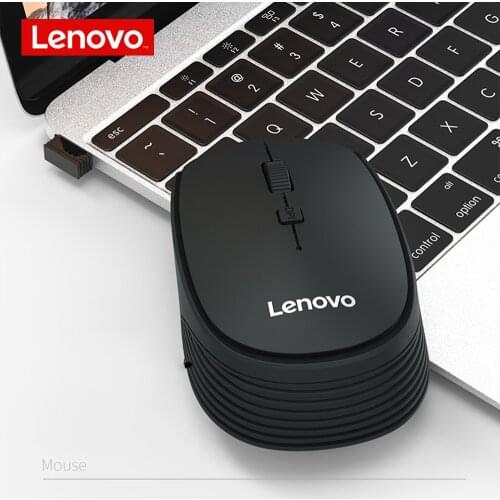 Lenovo M202 Mini USB Optical Wireless Computer Mouse Mute Mous 2.4G Receiver Adjustable DPI Super Portable Mouse For PC Laptop