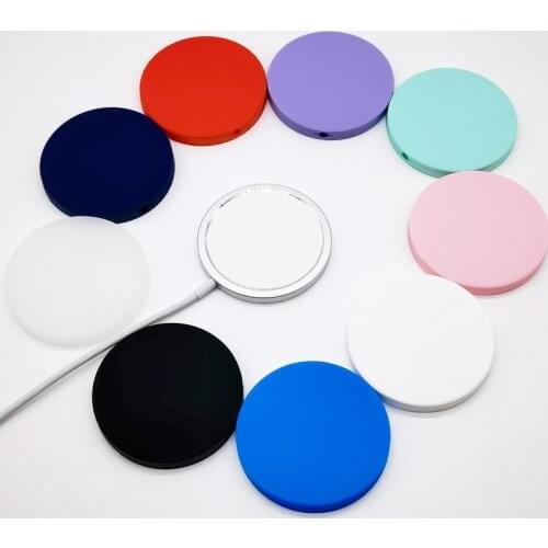 Charger Case For iPhone 12 Pro Max Mini Magnetic Wireless Charging Silicone Cover For iPhone Magnetic Charger Protective Cover