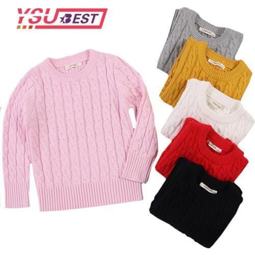 Children Sweaters Girls Pullover Knitted Coat Spring Baby Sweaters Clothing Knit Pattern Infant Casual Toddler Tops Long Sleeve
