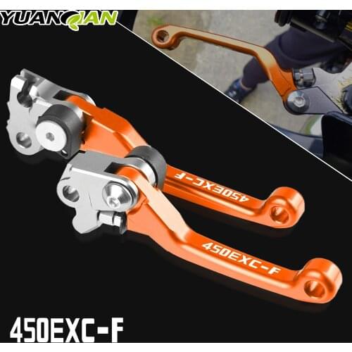 For 450EXCF 450 EXCF 450EXC-F 2014-2020 2015 2016 2017 2018 2019 Motorcycle Pivot Lever Dirt Bike Brake Clutch Lever Motocross