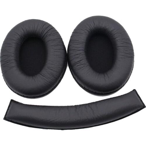 Earpad Ear Pad Earphone Soft Foam Cushion Headband Cover Head Band Replacement for Sennheiser HD202 HD212 HD43HD497 Headphones