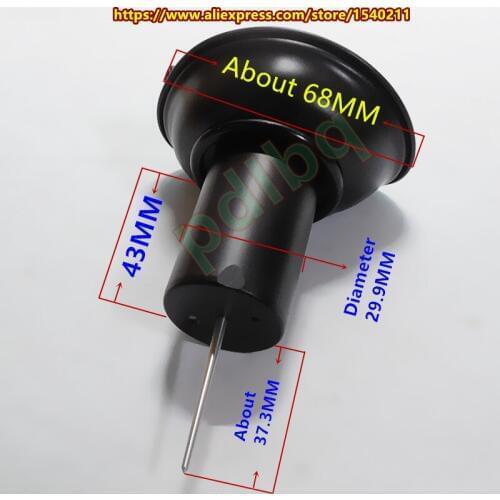 HM 1985 CBX250 Motorbike Keihin VE07 carburetor vacuum diaphragm plunger assembly (configured Jet needle)