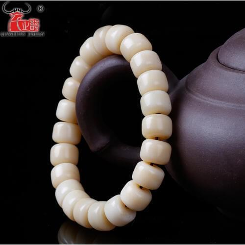 Natural camel bone type bucket bead bracelet DIY buddhist beads accessories