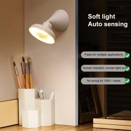 PIR Motion Sensor USB Charge LED Under Cabinet Night Light 8leds DC 5V Sensor Wall Light For Corridor Stairs Kitchen lamparas