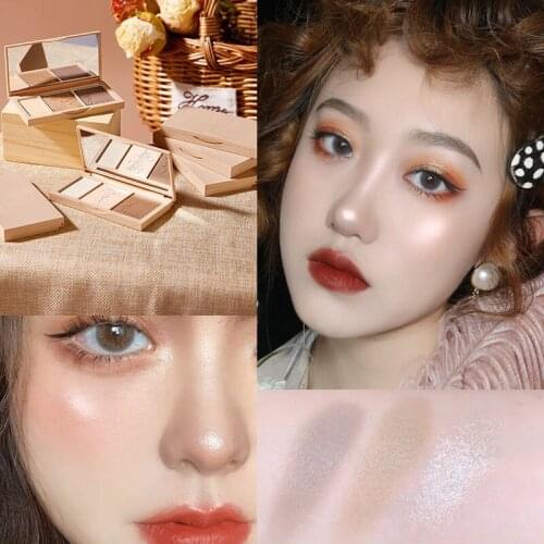 NOVO Repair High-gloss Nose Shadow All-in-one Plate Cosmetics Lasting Ins Cheap Novice Student Money