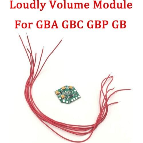General volume up module for GBA GBC GBP GB Game Console Super mini digital loudspeaker accessories Loudly volume module board